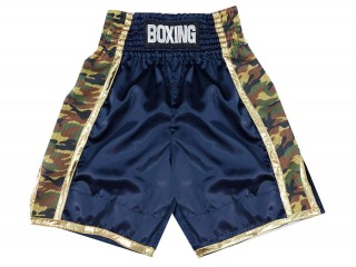 Personlig Boxing Shorts : KNBSH-034-Marineblå